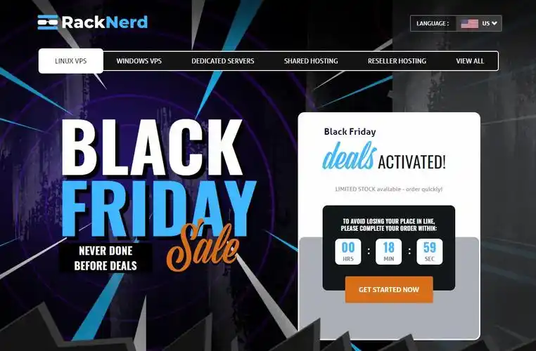 Racknerd/RN:VPS,1核1G,$10/年起,美国洛杉矶/圣何塞/西雅图/法国/荷兰多地可选